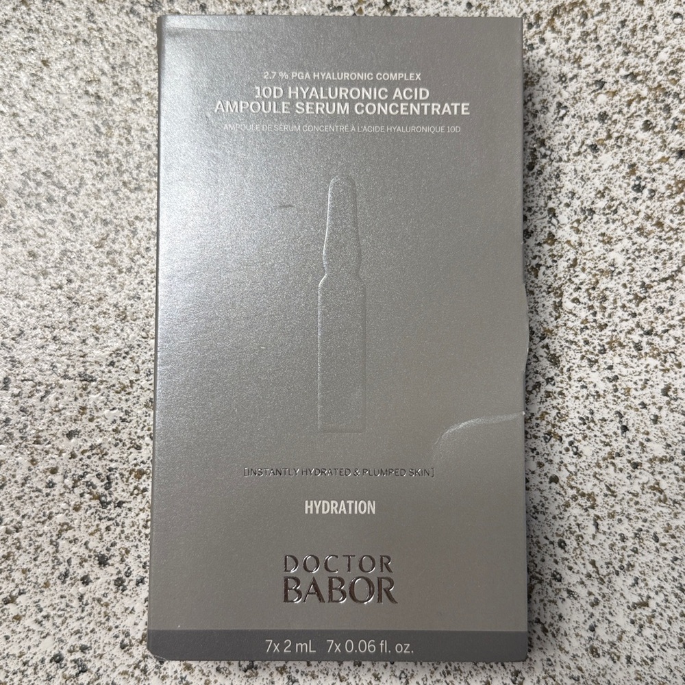 Babor 10D Hyaluronic Ampoule Serum Concentrate 7 x 2ml NWT
